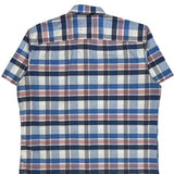 Tommy Hilfiger Checked Short Sleeve Shirt - XL Blue Cotton