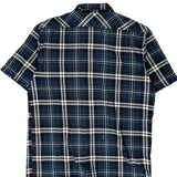 Dickies Checked Flannel Shirt - XL Blue Cotton