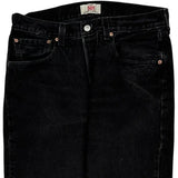 501 Levis Jeans - 32W 30L Black Cotton