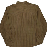 Rei Checked Shirt - XL Brown Polyester