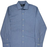 Polo By Ralph Lauren Striped Shirt - Large Blue Cotton