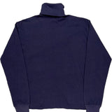 Ralph Lauren Roll Neck Long Sleeve T-Shirt - Large Navy Cotton