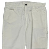 Dickies Carpenter Trousers - 36W 30L White Polyester Blend