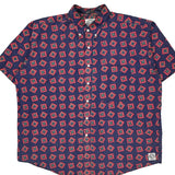 Salty Dog Gant Short Sleeve Shirt - XL Blue Cotton