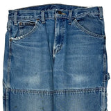 Dickies Double Knee Carpenter Jeans - 33W 29L Blue Denim