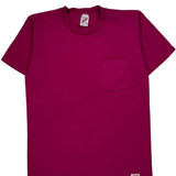 Blank Jerzees Single Stitch T-Shirt - Medium Purple Cotton Blend