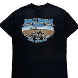 Harley Davidson Graphic T-Shirt - Medium Black Cotton