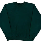 Made In USA 90S Blank Fruit Of The Loom Sweatshirt - Medium Green Cotton