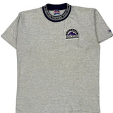 Colorado Rockies Trench Single Stitch T-Shirt - Large Gray Cotton