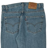 505 Levis Jeans - 33W 36L Blue Cotton