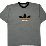 Adidas T-Shirt - XL Grey Cotton