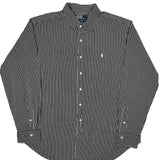 Polo By Ralph Lauren Striped Shirt - 3XL Black & White Cotton