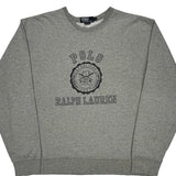 Polo By Ralph Lauren Sweatshirt - Large Gray Cotton