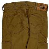 Levis Cargo Trousers - 32W 32L Brown Cotton