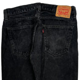 505 Levis Jeans - 33W 30L Black Cotton