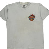 Key West Hard Rock Cafe Graphic T-Shirt - Large White Cotton