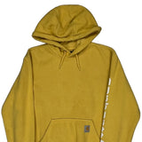 Carhartt Spellout Hoodie - XS Yellow Cotton