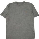 Carhartt Tall T-Shirt - XL Gray Cotton