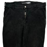 Carhartt Carpenter Trousers - 36W 32L Black Cotton