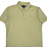 Tommy Hilfiger Polo Shirt - XL Yellow Cotton