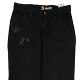 Carhartt Carpenter Trousers - 30W 32L Black Cotton