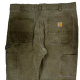 Carhartt Carpenter Trousers - 34W 30L Brown Cotton