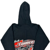 Age 14-16 Port & Company Graphic Hoodie - Large Black Cotton Blend