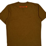Carhartt T-Shirt - Large Brown Cotton