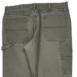 Wrangler Carpenter Trousers - 36W 34L Grey Cotton