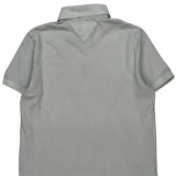 Tommy Hilfiger Polo Shirt - Small Grey Cotton