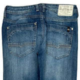 Buffalo Slim Jeans - 30W 32L Blue Cotton