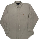 Ralph Lauren Shirt - Large Beige Cotton