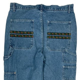 L.A.Blues Carpenter Jeans - 32W UK 14 Blue Cotton