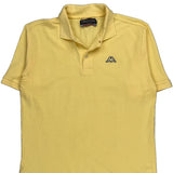 Kappa Polo Shirt - Medium Yellow Cotton