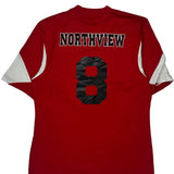 Northview Adidas Football Shirt - Medium Red Polyester