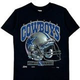 Dallas Cowboys Salem Single Stitch T-Shirt - Medium Black Cotton