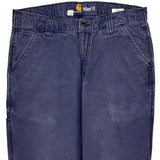 Carhartt Carpenter Trousers - 34W 31L Blue Cotton