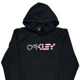 Oakley Graphic Hoodie - Large Black Cotton