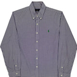 Ralph Lauren Checked Shirt - Large Purple Cotton