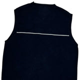 Tommy Hilfiger Sweater Vest - Medium Navy Cotton