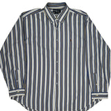 Blaire Ralph Lauren Striped Shirt - 2XL Blue Cotton