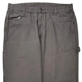 Dickies Carpenter Trousers - 36W 31L Grey Cotton
