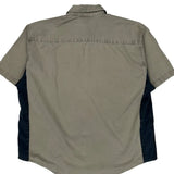 Dickies Short Sleeve Shirt - Large Beige Cotton