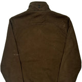 Timberland Fleece Jacket - Large Brown Polyester
