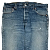 501 Levis Jeans - 36W 30L Blue Cotton