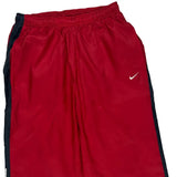 Nike Track Pants - Large Red Polyester