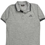 Kappa Polo Shirt - Medium Grey Cotton
