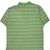 Polo By Ralph Lauren Striped Polo Shirt - XL Green Cotton