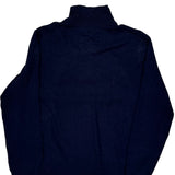 Polo By Ralph Lauren 1/4 Zip - Large Navy Cotton