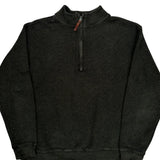 Woolrich 1/4 Zip - XL Black Wool Blend